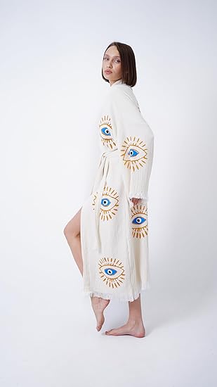 Evil Eye Kimono Robe